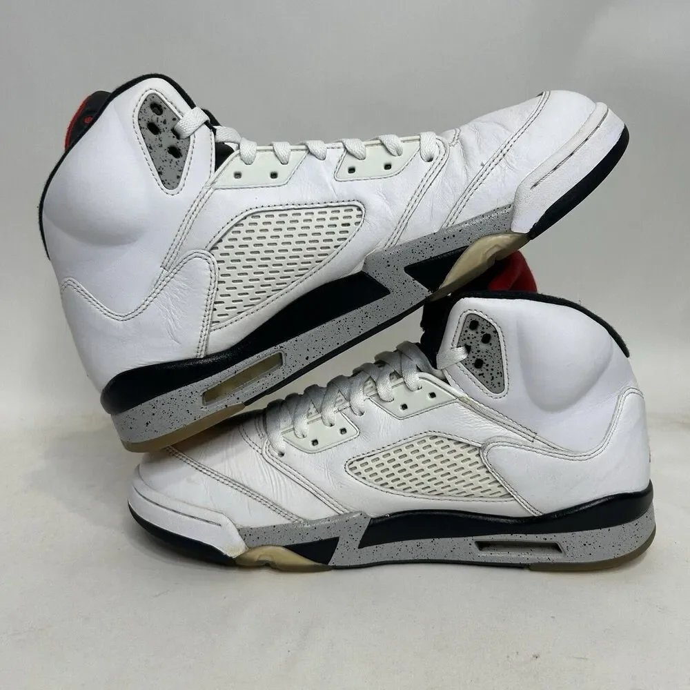 Nike Shoes Air Jordan 5 Retro “White Cement” 2024